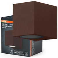 Kinkiet Ogrodowy Lampa Elewacyjna Zewnętrzna GU10 Brązowy IP44 Endura Osram