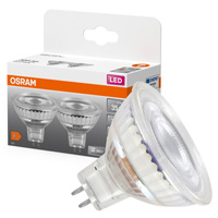2x Żarówka LED MR16 Reflektor GU5.3 3.8W = 35W 345lm 2700K Ciepła 12V 36° STAR Osram