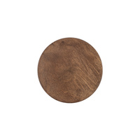 Kinkiet Ścienny Lampa Natynkowa LED 7W 60lm 3000K Ciepła Brązowa Skandynawska RING TIMBER LED S 11288 Nowodvorski