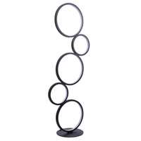 Lampa Podłogowa LED 30W 3600lm 4000K Neutralna Czarna Flamenco Sanico Goldlux