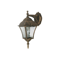 Lampa Ogrodowa Zewnętrzna Kinkiet Elewacyjny LED E27 IP43 Złoty Klasyczny Toscana Rabalux