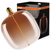 Żarówka LED Dekoracyjna E27 4.8W = 20W 200lm 1800K Ciepła 320° Bursztynowa Filament Ściemnialna Vintage 1906 Osram