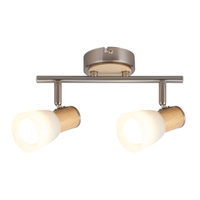 Lampa Sufitowa Punktowa Reflektor Spot 2x E14 Chrom Skandynawski Gavin 6487 Rabalux
