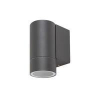 Lampa Ogrodowa Zewnętrzna Kinkiet Elewacyjny LED GU10 IP54 Antracyt Minimalistyczny Phoenix Rabalux