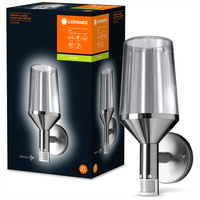 Lampa Ogrodowa Zewnętrzna Kinkiet Elewacyjny LED IP44 Srebrny Endura Ledvance