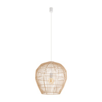 Lampa Sufitowa Wisząca E27 Biała Skandynawska HAITI M 11164 Nowodvorski