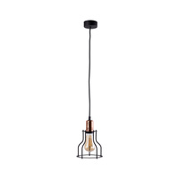 Lampa Sufitowa Wisząca E27 Czarna Industrialna WORKSHOP B 6336 Nowodvorski