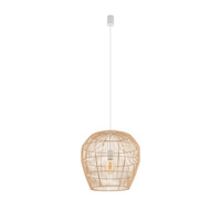Lampa Sufitowa Wisząca E27 Biała Skandynawska HAITI S 11163 Nowodvorski
