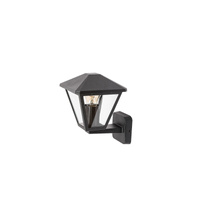 Lampa Ogrodowa Zewnętrzna Kinkiet Elewacyjny LED E27 IP44 Czarny Klasyczny Paravento Rabalux