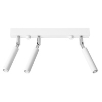 Lampa Sufitowa Oprawa Natynkowa SPOT TUBA Reflektor 3x G9 Tubularna Biała Nowoczesna Eyetech Sollux