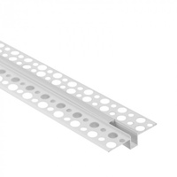 Profil Aluminiowy LED do Płyt GK Gipsowych REGIPS Wpuszczany Podtynkowy Biały 1m z Kloszem Mlecznym do Taśm LED + Zaślepki seria GPW Ecolight