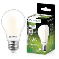 Żarówka LED E27 A60 4W = 60W 840lm 4000K Neutralna 360° FILAMENT LUMILED