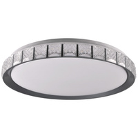 Plafon LED Oprawa Sufitowa 72W 8000lm CCT 120° Biała Czarna IP44 Pilot Ściemnialna Nina Sanico Goldlux