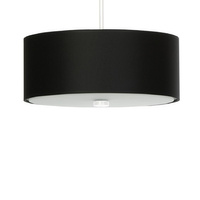 Lampa Sufitowa Wisząca Zwis 3x E27 Żyrandol Geometryczna Czarna Minimalistyczna Skala Sollux