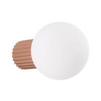 Kinkiet Łazienkowy Lampa Ścienna G9 Okrągła Brązowa Nowoczesna Matowa IP44 Halo Sollux