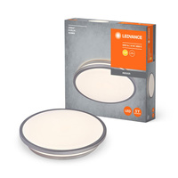Plafon LED Lampa Sufitowa Natynkowa 16W 1100lm 3000K Ciepła Srebrny 29cm Orbis Ledvance