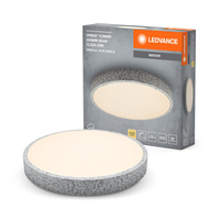 Plafon LED Lampa Sufitowa Natynkowa 16W 1000lm 3000K Ciepła Ściemnialna Szary 28cm Orbis Ledvance