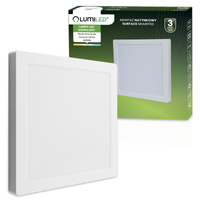 Oprawa Natynkowa Lampa LED Natynkowa Sufitowa 24W Kwadrat 4000K GLOW Biała LUMILED