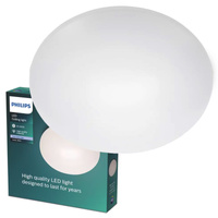 Lampa Sufitowa Plafon LED 12W 1350lm 4000K Biała Suede Philips