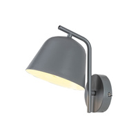 Kinkiet Ścienny Lampa LED E14 Szary Industrialny Malia Rabalux