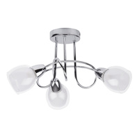 Lampa Sufitowa Żyrandol 3x E14 Chrom Klasyczny Dave Rabalux