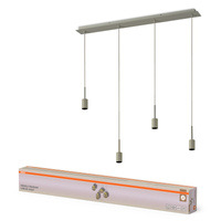 Lampa Sufitowa Wisząca Dekoracyjna 4x E27 Beżowa Decor Needle Pendant Osram