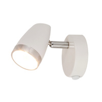 Kinkiet Ścienny Lampa LED Punktowa 4W 280lm 3000K Biały Nowoczesny Karen 6666 Rabalux