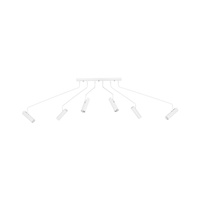 Lampa Sufitowa Oprawa Natynkowa Reflektor Punktowa 6x GU10 Biała Nowoczesna EYE SUPER 6492 Nowodvorski