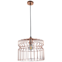 Lampa Sufitowa Wisząca Zwis Dekoracyjna E27 Złota Lagos Sanico Goldlux