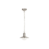 Lampa Wisząca Sufitowa Ogrodowa Zewnętrzna E27 IP44 Chrom Industrialny Oslo Rabalux