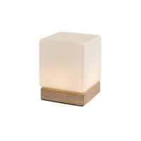 Lampa Stołowa Biurkowa Nocna Dekoracyjna 1.3W 40lm 3000K Ściemnialna Brązowy Skandynawski Pirit Rabalux