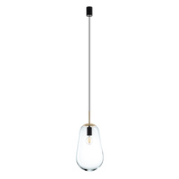 Lampa Sufitowa Wisząca E27 Szklany Klosz Nowoczesna PEAR M 8672 Nowodvorski