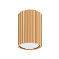 Lampa Sufitowa Reflektor Tuba Spot 1x GU10 Złota Karbon Deep Space SL.1549 Sollux