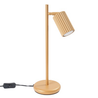 Lampa Biurkowa Stojąca Stołowa Nocna 1x GU10 Złota Karbon Deep Space SL.1567 Sollux