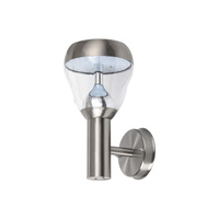 Lampa Ogrodowa Zewnętrzna Kinkiet Elewacyjny LED 8W 760lm 4000K IP44 Chrom Klasyczny Amalfi Rabalux