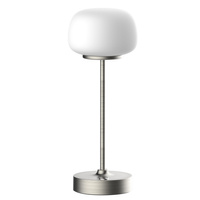 Lampka Stołowa LED Biurkowa Dekoracyjna 1.8W 150lm 2700K Ciepła Srebrna Rimini Sanico Goldlux