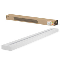 Lampa Oprawa Liniowa Listwa Oświetleniowa 40W 4800lm 3000K Ciepła Ściemnialna z Czujnikiem Ruchu Zmierzchu Biały Linear Ledvance