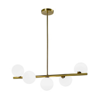 Lampa Wisząca Dekoracyjna Zwis G9 Złota Elegance Kobi