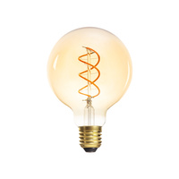 Żarówka LED E27 Edison G95 4W 250lm 1800K Ciepła Bursztynowa XLED Filament Kanlux
