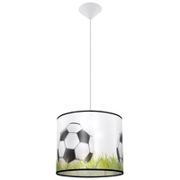 Lampa Sufitowa Wisząca Zwis E27 Owalna Biała Czarna Nowoczesna Piłka Sollux