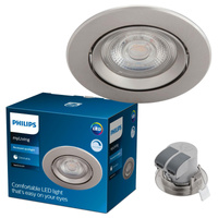 Oprawa Podtynkowa Wpuszczana Spot LED 5W 350lm 2700K Nikiel Sparkle Philips