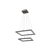 Lampa Wisząca Sufitowa LED 48W 3000K Czarny Nowoczesny Sidona Rabalux