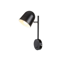 Kinkiet Ścienny Lampa E14 Czarny Industrialny Egon 5242 Rabalux