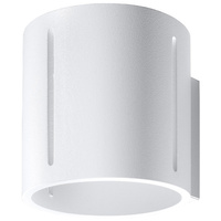 Lampa Ścienna Kinkiet Tuba G9 Cylindryczna Biała Nowoczesna Inez Sollux