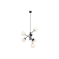 Lampa Wisząca Sufitowa E14 Czarny Matowy Skandynawski Meduza Rabalux