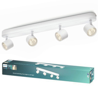 Lampa Sufitowa Reflektor LED 18W 2000lm 2700K Biała Star Philips