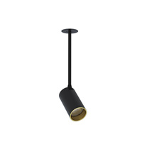 Lampa Sufitowa Oprawa Podtynkowa Reflektor Punktowa SPOT GU10 Czarna Nowoczesna MONO SURFACE LONG S 7680 Nowodvorski