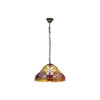Lampa Sufitowa Wisząca Żyrandol 2x E27 Brązowy Klasyczny Mirella 8086 Rabalux