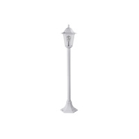 Lampa Ogrodowa Słupek Zewnętrzny Stojący E27 IP43 105cm Biały Klasyczny Velence Rabalux
