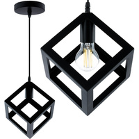 Lampa wisząca TALUS geometryczna kwadrat ZWIS do LED 1x E27 LUMILED